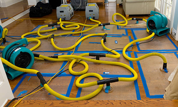 Professional Storm Water Damage Restoration technician working in Devon, PA